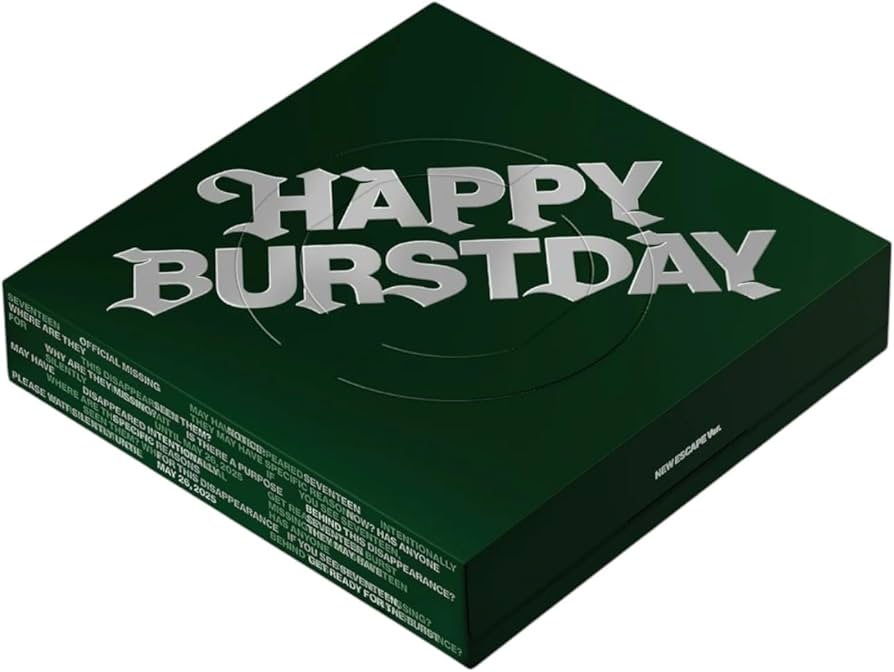 Amazon.com: SEVENTEEN 5th Full Album [HAPPY BURSTDAY] PHOTOBOOK